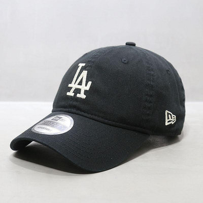 帽子軟頂920鴨舌帽男女夏MLB棒球帽鏈條刺繡大LA道奇隊黑色UU代購