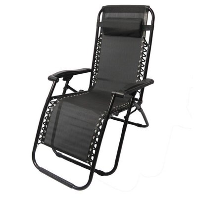 豪華躺椅 折疊躺椅 加粗圓管午休椅 雙繩加強靠椅 沙灘椅 無重力摺疊躺椅【GS120】