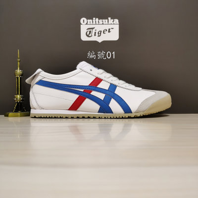 活動促銷 01款 鬼塚虎Onitsuka Tiger 男女帆布鞋 頭層皮革 芯片工藝 日系潮搭 鬼塚虎休閒鞋 輕便舒適