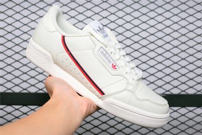 Adidas Continental 80 Rascal 經典 米白紅 休閒慢跑鞋 男女鞋 B41680