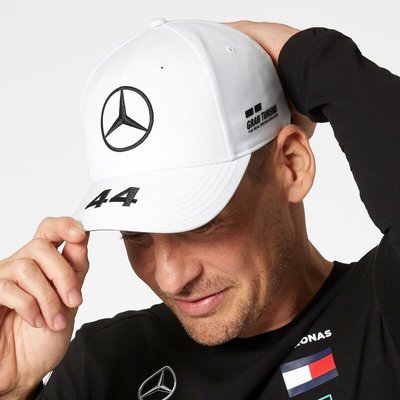 -2021新款賽車帽f1賓士車隊梅賽德斯GP帽子棒球帽amg 漢密爾頓44號