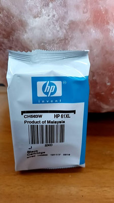 裸裝HP 61XL 原廠黑色高容量CH563WA墨水匣CH563W CH563-1000/1050/2000/2050/3000/3050