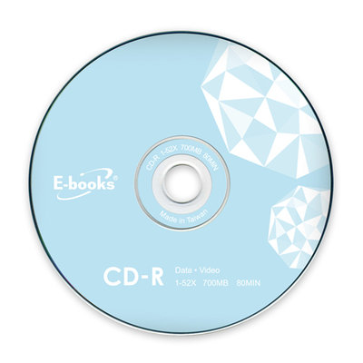 E-books 晶鑽版 52X CD-R 10片桶