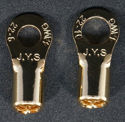 鍍金端子  冷壓端子 壓接端子 台灣 J.Y.S 生產製造
