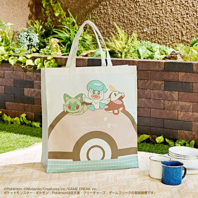 ☆Juicy☆日本 一番賞 神奇寶貝 皮卡丘 卡比獸 精靈寶可夢 托特包 帆布包 購物袋 單肩包 旅行袋 3133