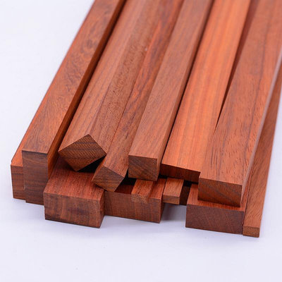 紅花梨實木方料紅色子木製作木板材料裝飾料子木材料DIY木條模型
