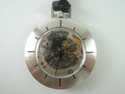 【汎德名錶】MSR 前後裸空 懷錶款 MSR瑞士製造 T44 手上鍊17石機心 經典小型懷錶 運行正常 歡迎選購