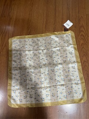 國外DANIER買回絲巾尺寸52x52cm(櫃4藍116）
