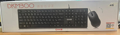 (二手新品)DIKE輕薄有線鍵鼠組DKM300#86