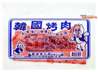 【吉嘉食品】嘉南 韓國烤肉(柴魚燒) 單包18公克