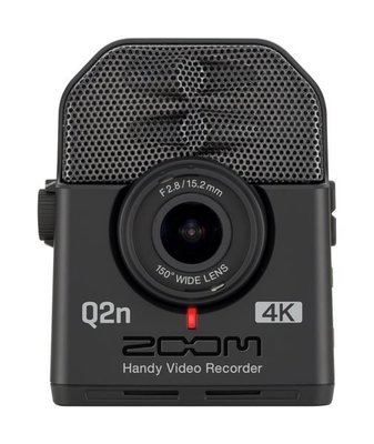 補貨中~ ZOOM Q2N-4K 廣角4K 隨身直播攝影機 【 內建高音質XY立體聲麥克風】