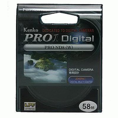 《WL數碼達人》全新Kenko Pro1D ND8多層鍍膜減光鏡 58mm 正成公司貨~含稅自取價~