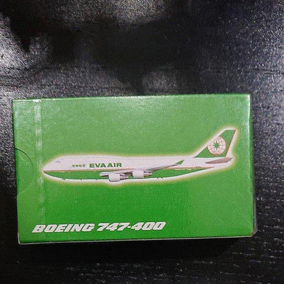 長榮航空 EVA AIR 撲克牌 紀念款 絕版 B747-400 MD-11 B767-300ER Boeing 747-400