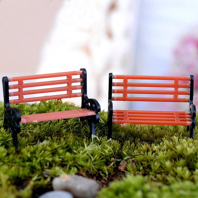 滿200出貨簡約現代飾品擺件公園躺椅凳子園藝創意造景小號椅子道具~居家