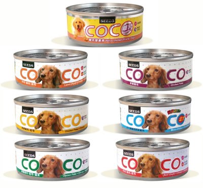 聖萊西Seeds COCO愛犬機能小餐罐（一箱/24罐）80gX24罐