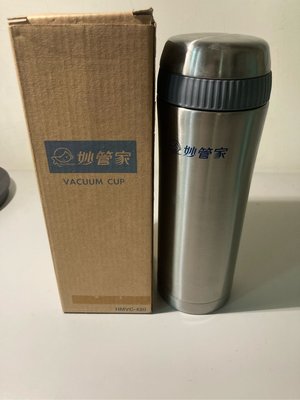 (全新未使用.倉庫收納) 妙管家.vacuum cup.真空杯.HMVC-420.高級不鏽鋼材質.420CC.