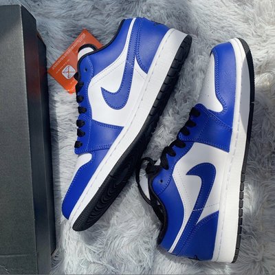 正品】Air Jordan 1 Low “Game Royal” 皇家藍小閃電籃球運動553558-124