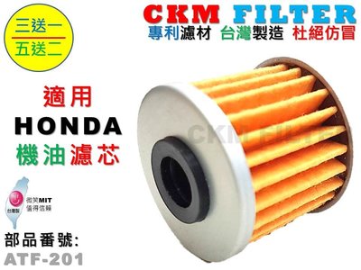 【CKM】隨貨送O環 本田 HONDA CC110 CB350 h’ness MSX 125 GROM 三代 機油濾芯
