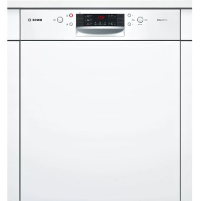 德國 BOSCH 博世 半嵌式60cm洗碗機 SMI45IW00X (白色)