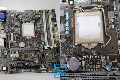 【 大胖電腦 】ECS 精英 Z97-PK 主機板/附擋板/1150腳位/DDR3/保固30天 直購價800元