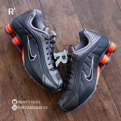 R’代購 Nike Shox R4 OG 彈簧鞋 灰黑白橘紅 104265-054 男女段
