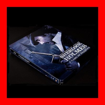 【BD藍光】福爾摩斯 2 詭影遊戲：限量鐵盒版(台灣繁中字幕)鋼鐵人復仇者聯盟Sherlock Holmes