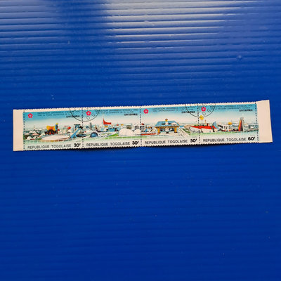 【大三元】非洲郵票-多哥郵票-日本萬國博覽會~銷戳票4全1套-多筆拍賣隨機出貨(2)