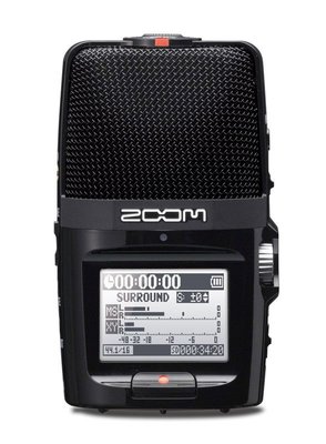 ZOOM H2n 手持數位錄音機 四種收音模式(X/Y,MS,2ch,4ch) 96kHz/24-bit 公司貨