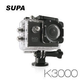 速霸K3000 Full HD1080P 極限運動防水型行車記錄器 送8G TF卡