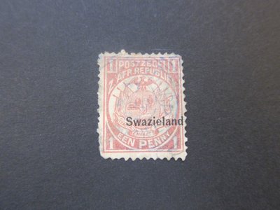 【雲品10】斯威士蘭Swaziland 1889 Sc 2 FU 庫號#B535 88845