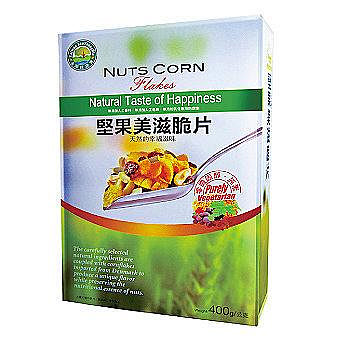 台灣綠源寶-堅果美滋脆片400g/盒