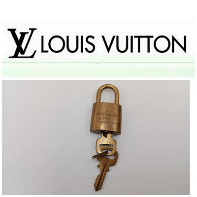 LV真品 Louis Vuitton 路易威登SPEEDY 30皮包 金色鎖頭311鑰匙 墜飾鑰匙圈吊飾墜頭168 一元起標