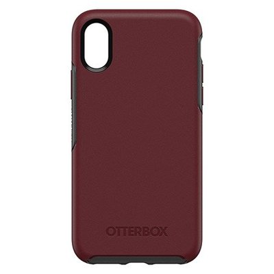美國原裝正品【OtterBox】iPhone XS MAX Symmetry 炫彩幾何系列保護殼 - 紅色