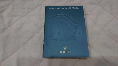 ROLEX 勞力士 Sea-Dweller DEEPSEA 116660 說明書 手冊 配件 英文版