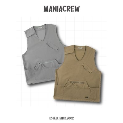 [NMR] 現貨 MANIA 20 A/W Resiliently Zip Vest 工裝機能多口袋背心