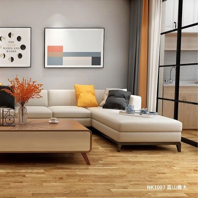 圣象地板橡木三層實木復合地板地熱地暖臥室家用實木地板NK1303~特價