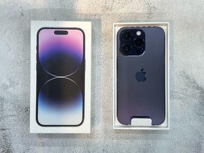 🌚 拆封未啟新機 iPhone 14 pro 256G 紫色 台灣貨 背脫漆