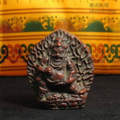 (RELI-G_006)西藏傳統風格擦擦佛像 藏密藏傳佛教 泥擦 黑財神