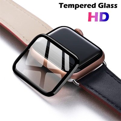 適用於Apple Watch 6 SE 3D納米螢幕保護貼全覆蓋Iwatch38 / 40/42 /44mm玻璃鋼化膜