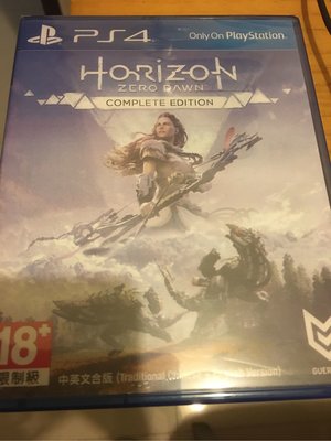 PS4 只有 地平線 期待黎明 horizon zero dawn 中文 中英文合版 光碟無刮