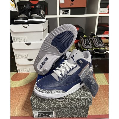 【正品】Air Jordan 3  "Midnight Navy" 午夜藍 籃球 CT8532-401慢跑鞋