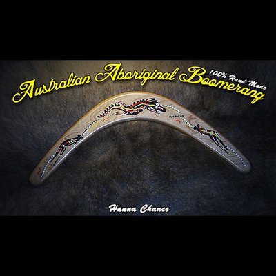 Australian Aboriginal Boomerang 澳洲 原住民 純手工 迴力鏢 100%澳洲製 擺飾 禮品