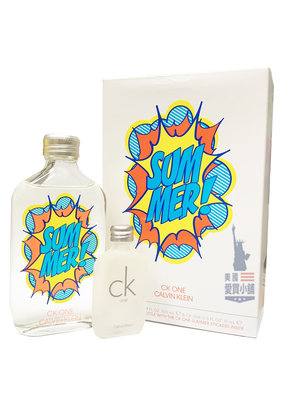 美國愛買 Calvin Klein CK ONE Summer 2019夏日限量版香水禮盒(100ml+ONE15ml)