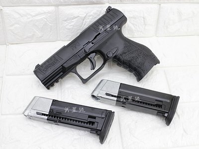 台南 武星級 UMAREX PPQ M2 鎮暴槍 11mm CO2槍 雙匣版 ( 防身震撼槍防狼武器保全警衛行車糾紛