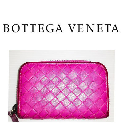 真品 原價2萬 Bottega Veneta 寶緹嘉 羊皮製BV編織包 皮夾可放零錢 小錢包㊣358  一元起標 小皮包