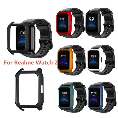 gaming微小配件-適用於Realme Watch 2手錶邊框保護殼 Realme Watch2 pro保護套PC多彩保護套 硬殼錶殼-gm