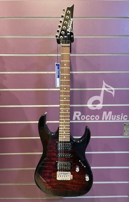 【羅可音樂工作室】IBANEZ GRX70QA TRB 電吉他 紅色 虎紋漸層 另有多色可選