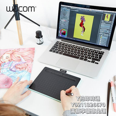 手寫板品牌直營Wacom數位板CTL4100WL影拓手繪板電腦繪畫板繪圖板