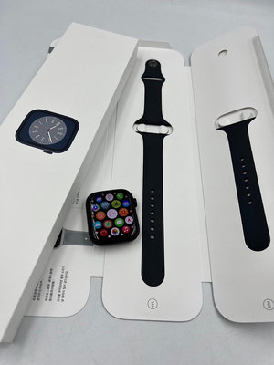 (台中手機GO)蘋果手錶 Apple Watch Series 8 鋁金屬 LTE 45mm 全新未拆封