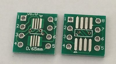 SOP8 SSOP8 TSSOP8 貼片轉直插DIP 轉接板 碳纖維雙面玻纖板-DIY改裝-學校實習作業-測試板